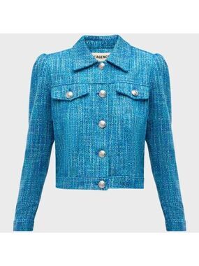 L'Agence Kasey Tweed Jacket Size XL